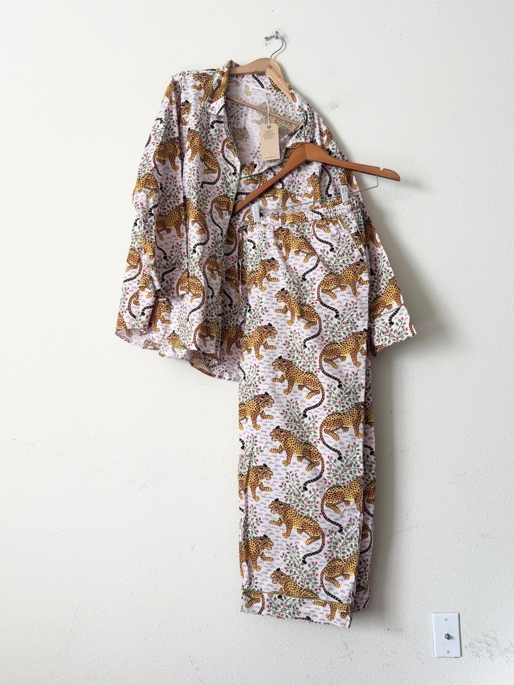 NEW Printfresh 5X long PJ pajama set in Bagheera print